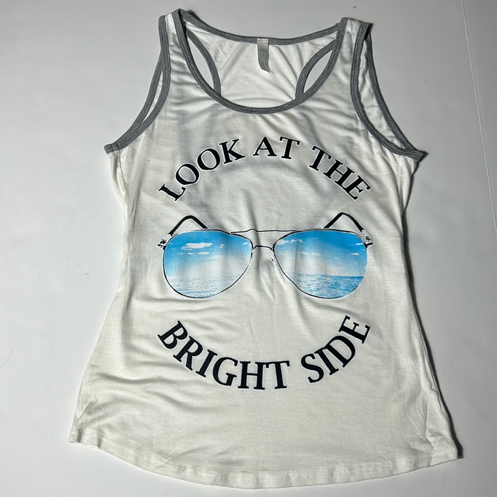 NWOT look at the bright side Summer Time Tank Medium